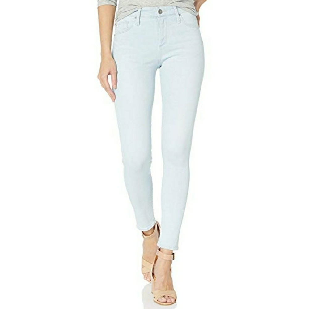 NWT Adriano Goldschmidt Farrah skinny ankle high rise jeans
